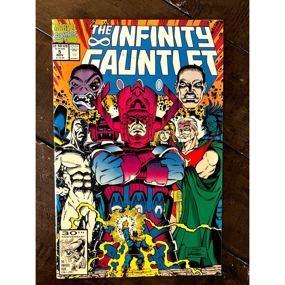 VINTAGE 1991 Marvel "THE INFINITY GAUNTLET" #5 - M - Unopened!